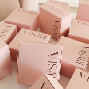 Коробка из картона для печенья Sporty Protein Коробка из картона для бренда Visary